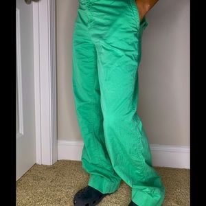 Green cargo pants